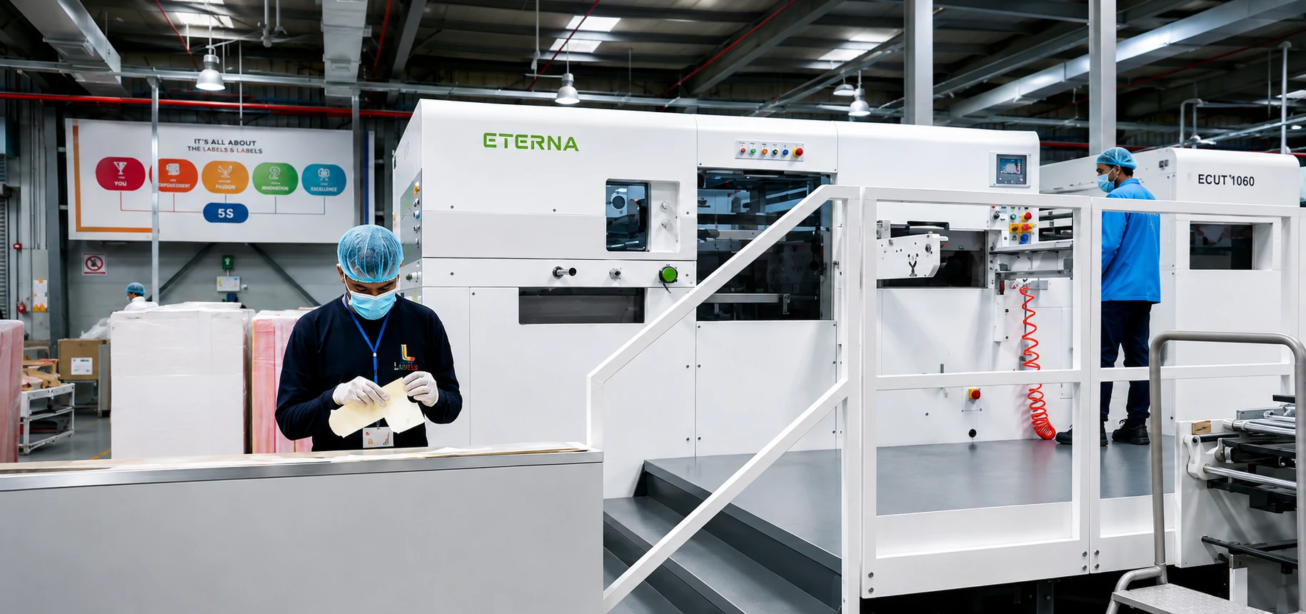 LINE Pack production floor